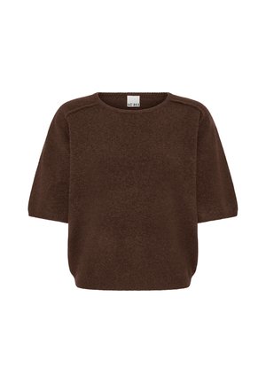 ICHI, IHDASILA SS2 - Camiseta básica - chicory coffee