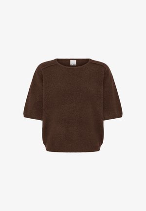 ICHI, IHDASILA SS2 - Basic T-shirt - chicory coffee