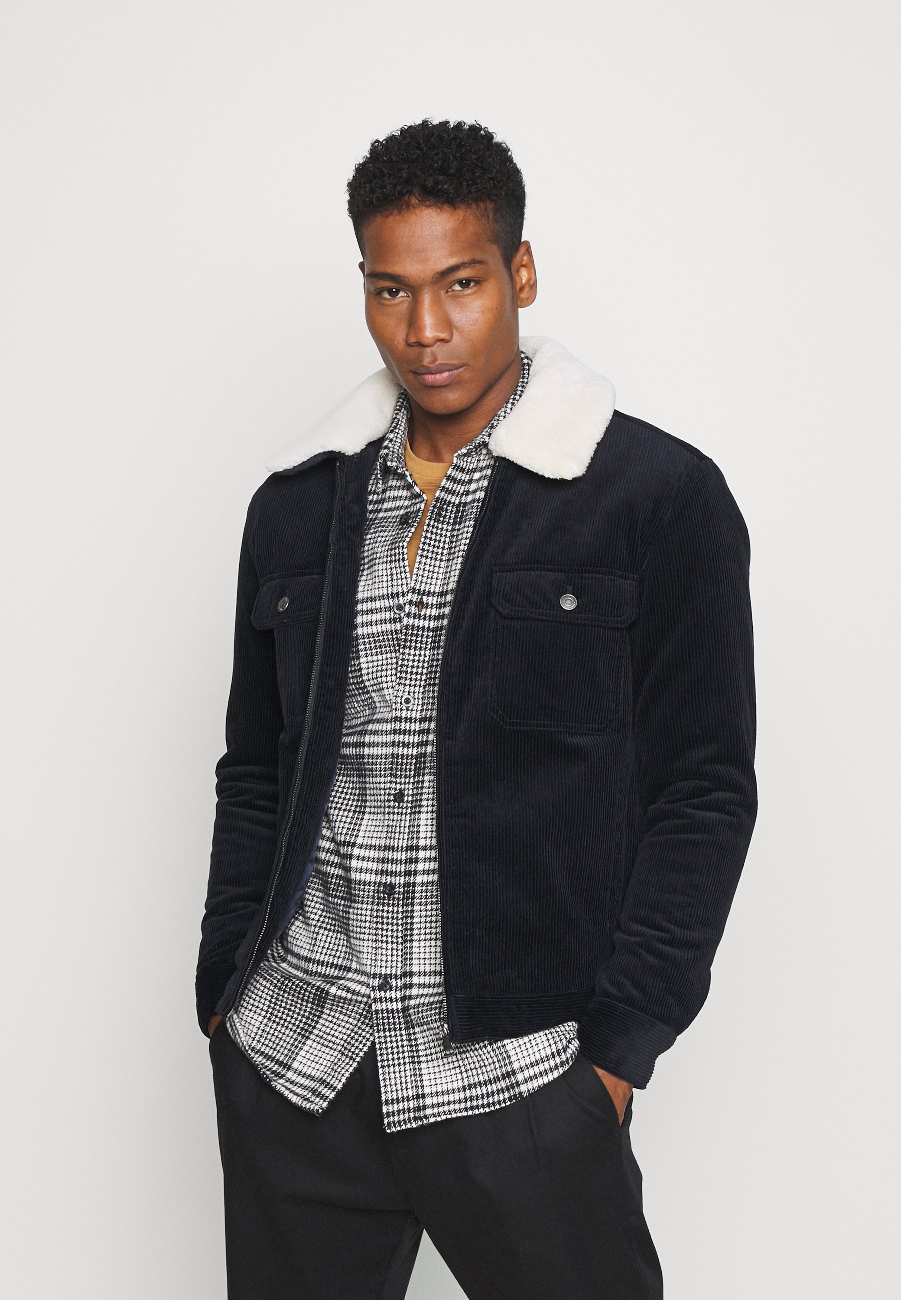 topman navy jacket
