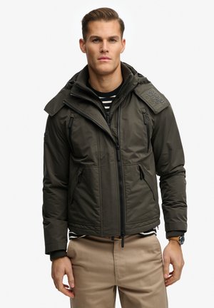 HOODED MICROFIBRE ARCTIC WINDCHEATER - Overgangsjakke - vintage black