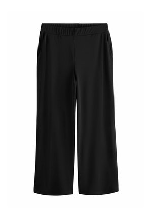 Next, REGULAR FIT - WIDE LEG TROUSERS - Stoffhose - black