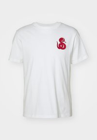 SNAKE TEE - Tricou cu imprimeu - optic white
