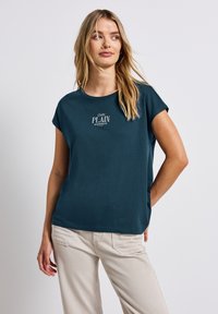 Street One - Print T-shirt - türkis Thumbnail Image 1