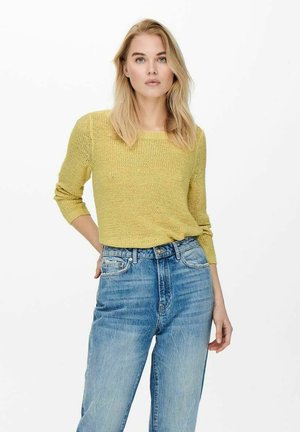 ONLGEENA - Jersey de punto - straw
