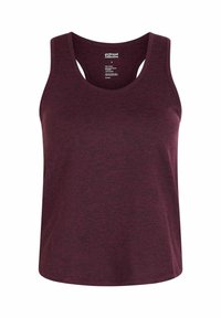 Girlfriend Collective RESET TRAIN TANK - Top - plum