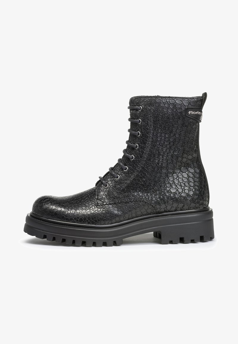 Floris van Bommel WONKI - Platform ankle boots - black