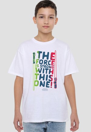 Star Wars, STAR WARS FORCE IS STRONG - Print T-shirt - white