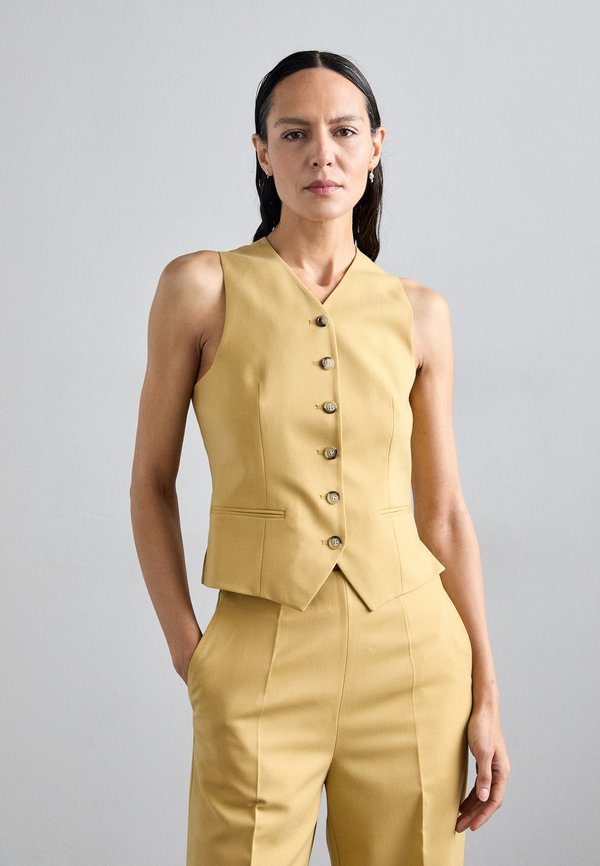SERLIE - Waistcoat - golden rye
