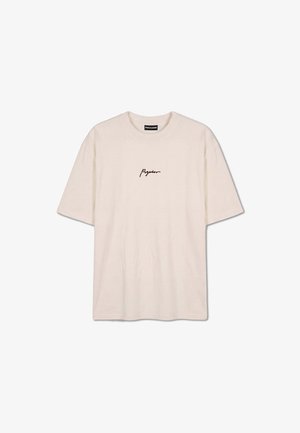Pegador, PEGADOR OVERSIZED T-SHIRT TRANI - Tričko s potlačou - cream