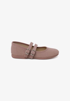 Pisamonas, DOBLE HEBILLA - Ballerinasko m/ rem - rosa palo
