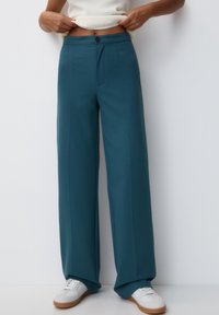 PULL&BEAR Stoffhose - evergreen