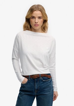 STUDIOS BOAT NECK SLUB   - Langærmet T-shirt - optic