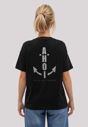 F4NT4STIC Print T-shirt - off black
