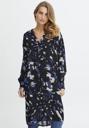 Fransa FRHELENA DR - Shirt dress - navy blazer graphic mix