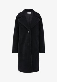 AUS TEDDY-PLÜSCH Classic coat schwarz/black Zalando