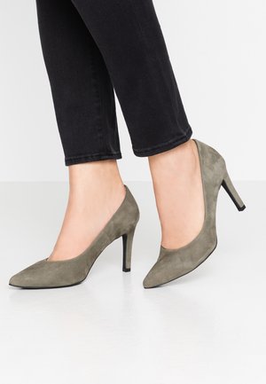 Zapatos altos - khaki