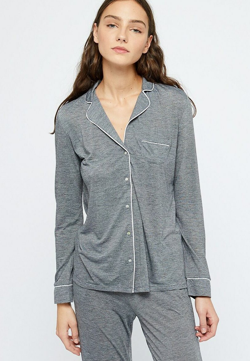 WARM DAY - Camiseta de pijama - grey/gris - Zalando.es