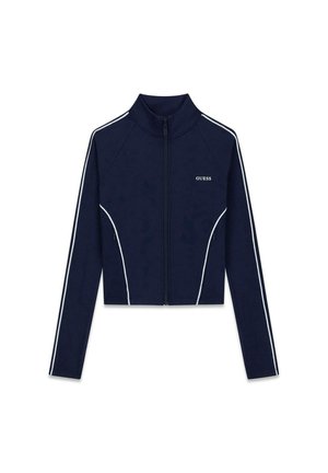 Guess, BRUNELLA FULL ZIP SWEATSHIRT - Sweatjacke - gv smart blue