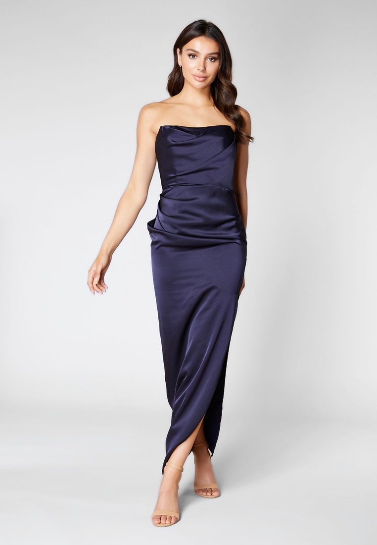 Jarlo Cocktailjurk donkerblauw Jarlo Cocktailjurk donkerblauw