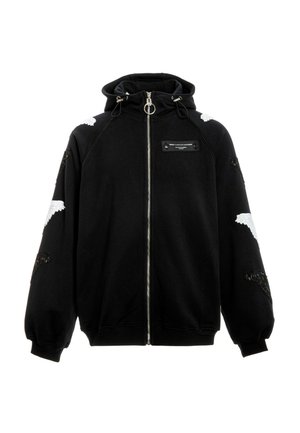 Sudadera con cremallera - black