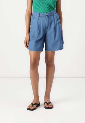ONLBEA LONG - Džinsa auduma šorti - medium blue denim