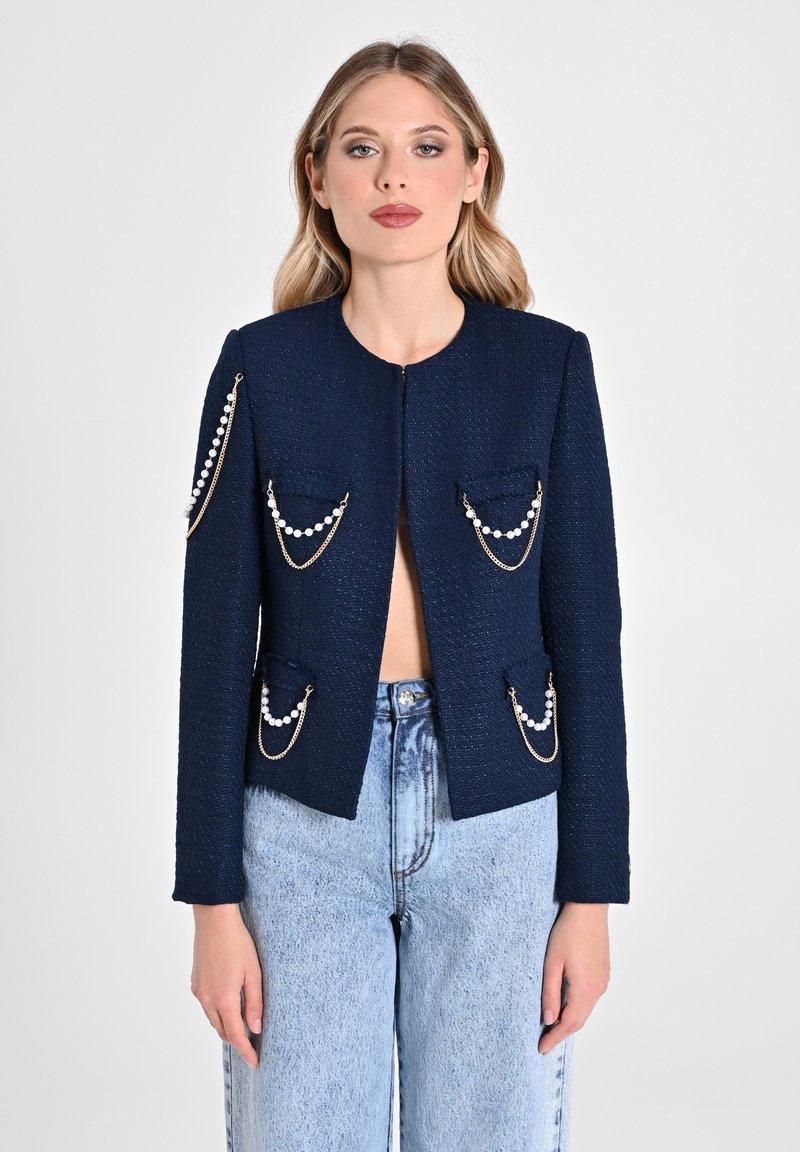 Rinascimento Beige Polyester Blazer
