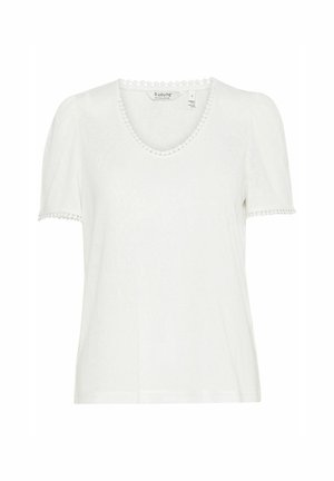BYSTEPHANIE - T-shirt med print - marshmallow