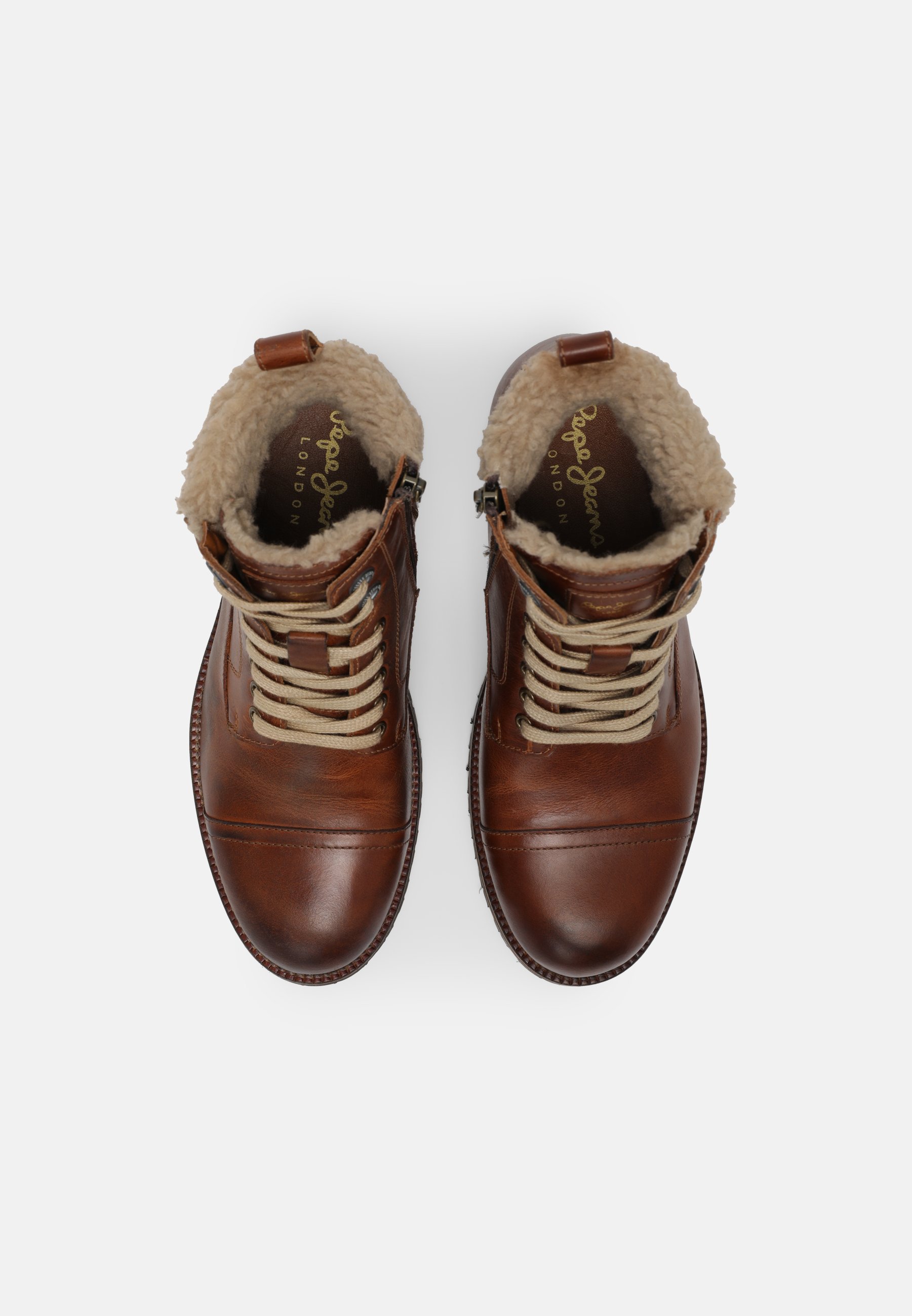 Pepe Jeans MELTING WARM - Botines con cordones - tan/tostado - Zalando.es