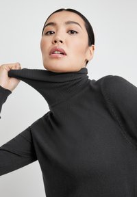 Taifun LANGARM ROLLKRAGEN AUS FEIN - Trui - schwarz