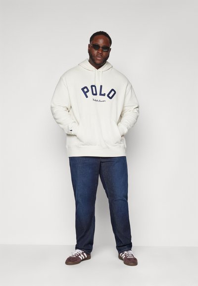 Polo Ralph Lauren Big & Tall LONG SLEEVE - Mikina s kapucí - antique cream