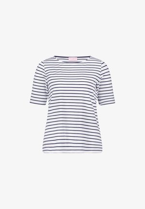 Betty Barclay, BETTY BARCLAY MIT U-BOOT-AUSSCHNITT RINGELSHIRT - T-shirt imprimé - weiß dunkelblau