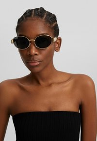Bershka - Zonnebril - gold coloured Miniatuurafbeelding 1