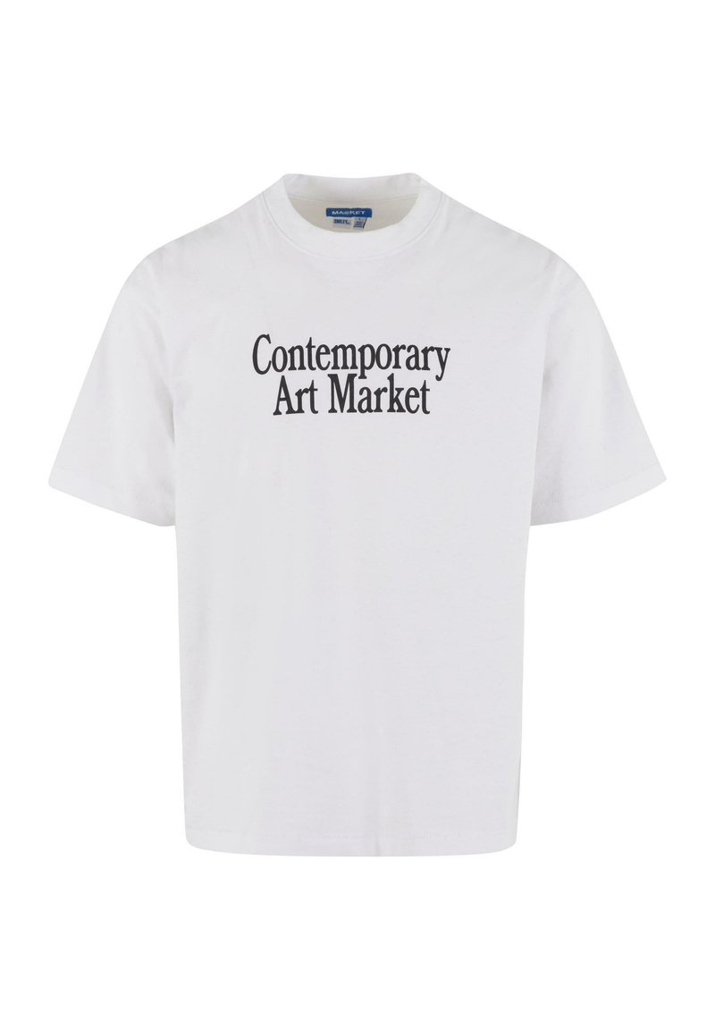 T-shirt MARKET X Smiley Vintage - Taille S - Graphique Devil Smiley - Crème