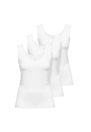 TANK-3ER PACK - Undershirt - weiß/hell/uni