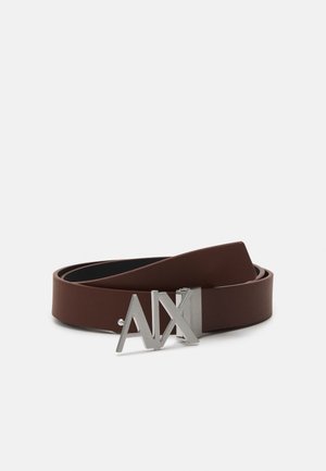 REVERSIBLE BELT UNISEX - Diržas - cognac/black