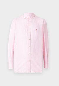 CUSTOM FIT STRIPED LINEN SHIRT - Krekls - pink/white