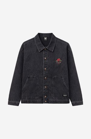 JACKET BONSAI - Denimová bunda - black