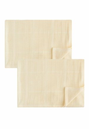Next, 2 PACK COTTON BABY CELLULAR BLANKETS UNISEX - Tagesdecke - yellow