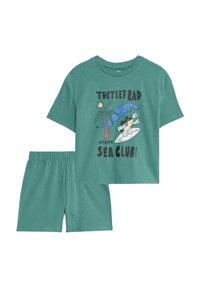 Marks & Spencer 2PK TURTLE SETS - Pyžamová sada - green mix