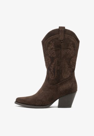 Salinyang, SALINYANG DAMEN STIEFELETTEN STIEFELETTEN - Cowboy- / bikerstøvlette - braun