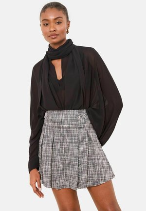 REGULAR FIT - A-Linien-Rock - monochrome boucle