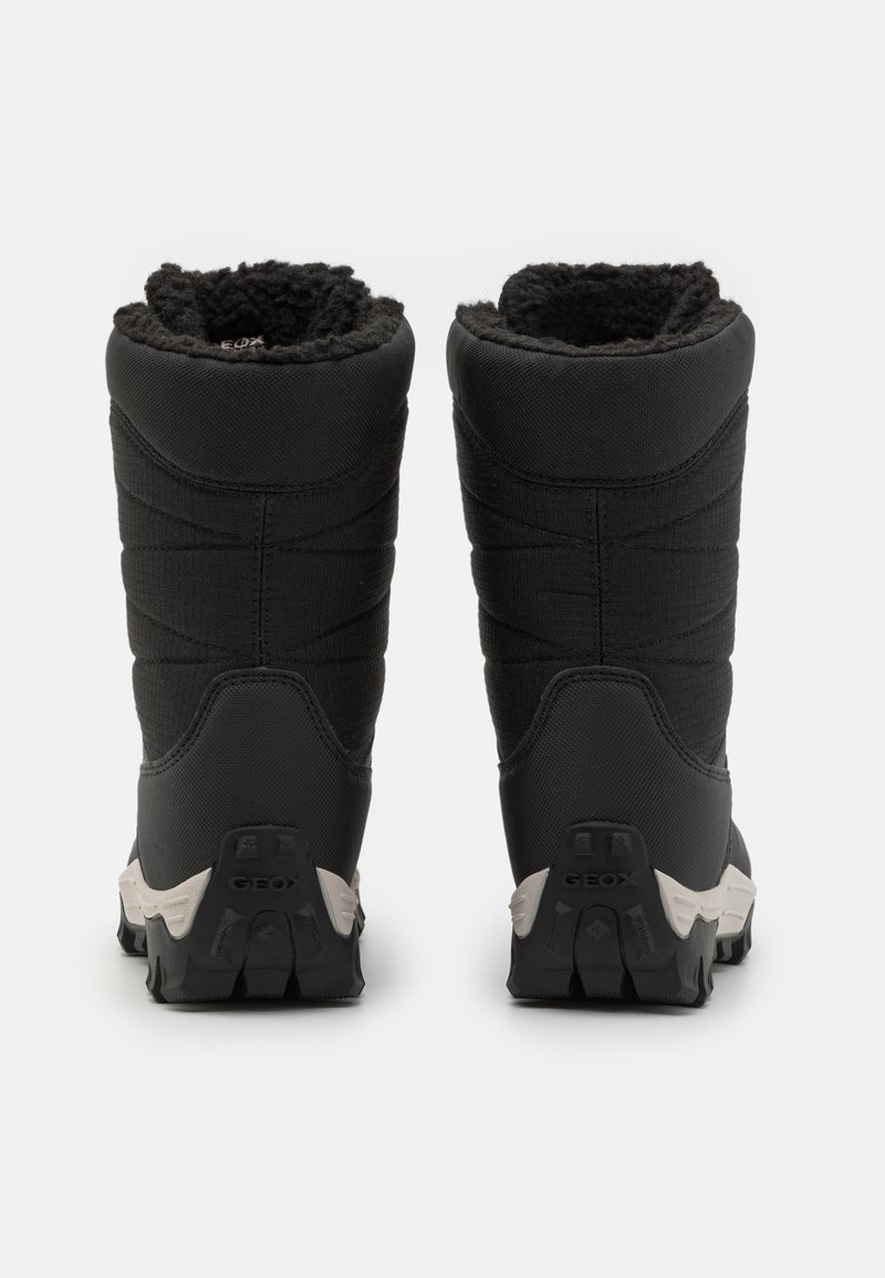 Geox Jongens J Himalaya Boy B ABX enkellaars, zwart/oranje., 38 EU