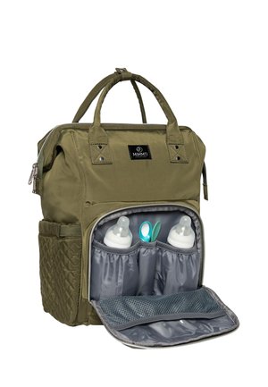 DIAPERBAG BACKPACK MIMMTI | BABY BAG | NURSING BAG - Tasker - olive