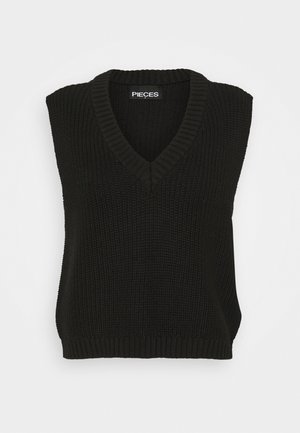PCCAROLE V-NECK - Top - black