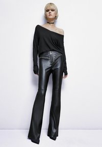 Patrizia Pepe MAGLIA - Long sleeved top - nero