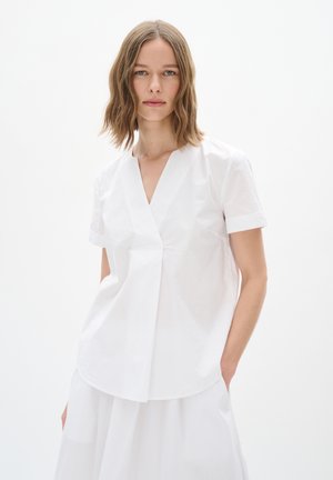 AFFODILIW VNECK  - Blouse - pure white