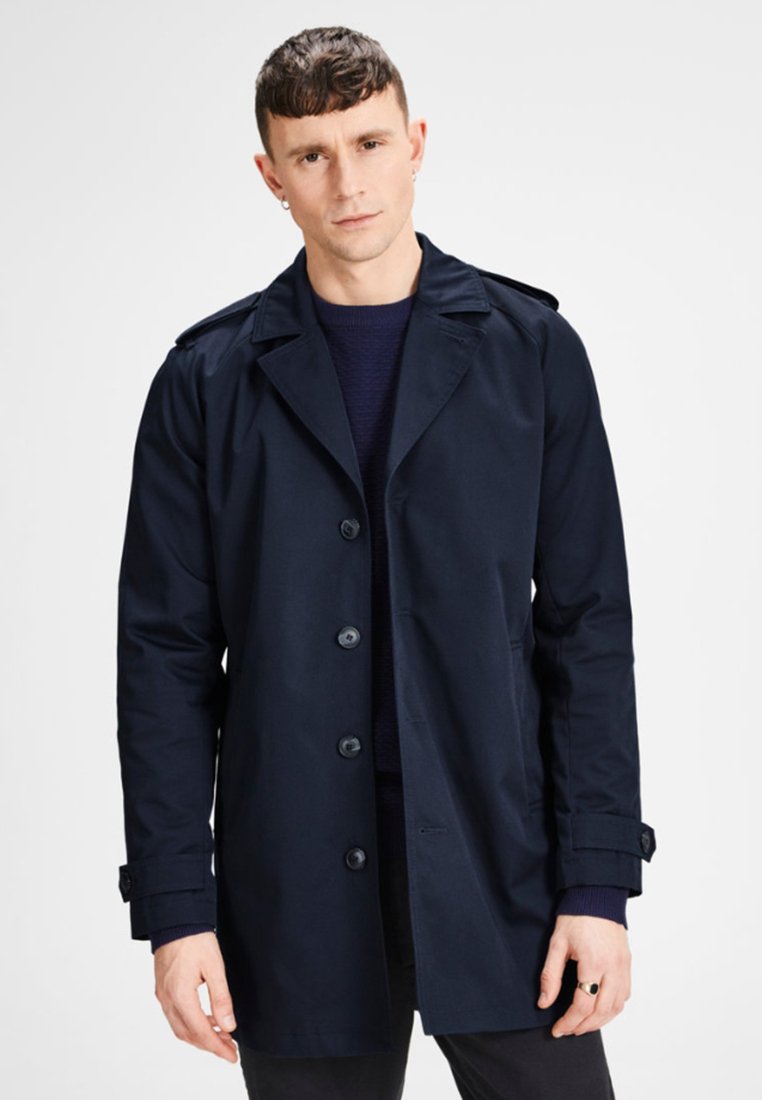Jack & Jones Trench - dark navy/blu - Zalando.it