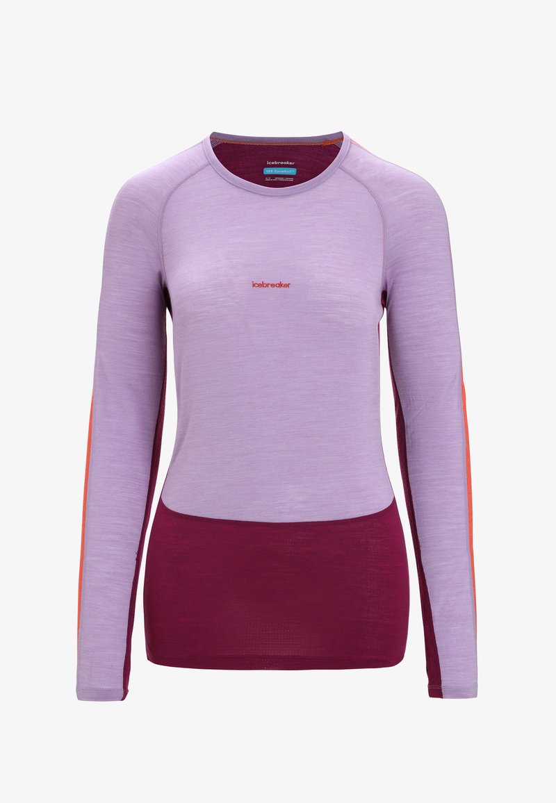 Icebreaker MERINO 125 ZONEKNIT LS CREWE Langarmshirt purple gaze go