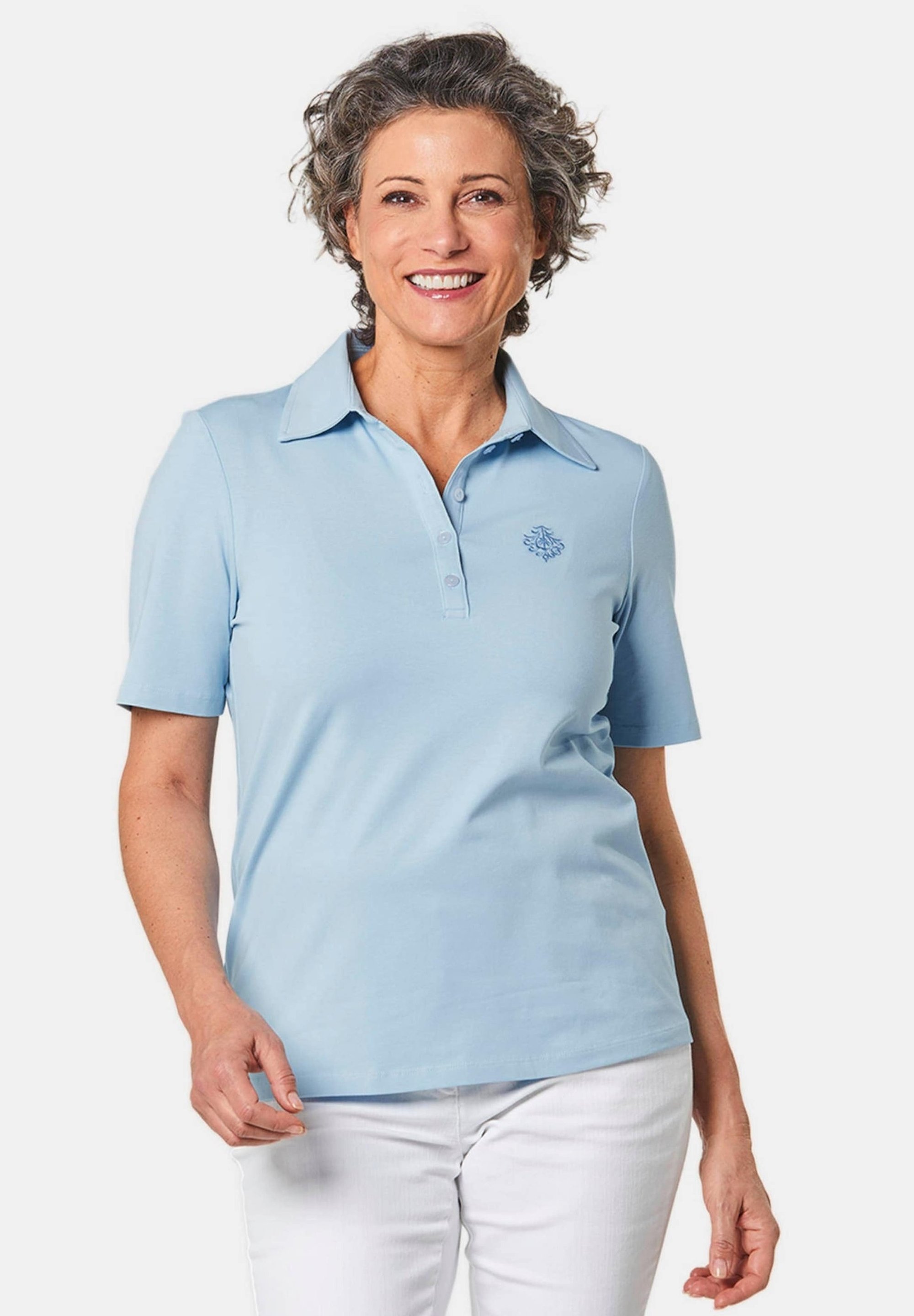 womens petite polo shirts
