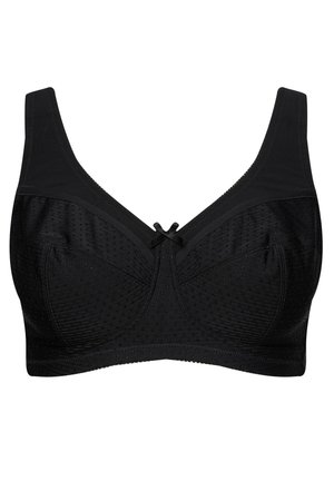 Ulla Popken, KELLY STRUCTUUR ZONDER BEUGELS CUP C-H - Sujetador sin aros - black